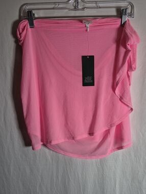 wild fable Pink Swim Skirt Coverup